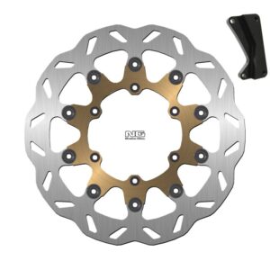 NG TARCZA HAMULCOWA Z ADAPTEREM 320MM (318X118X5MM) OVERSIZE SM SUZUKI DR-Z 250 / 400 '00-'09 , RM 125 / 250 '96-'10 , YAMAHA YZ 125 / 250 '05-'07 , YZF 250 / 400 / 450 '98-'07 , WR / WRF 250 / 400 / 450 '01-'19 , SUPERMOTO