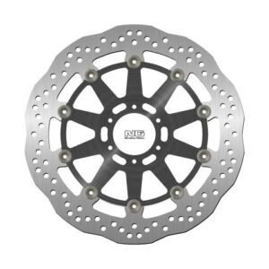 NG TARCZA HAMULCOWA PRZÓD APRILIA DROSODURO 900/TUONO660 '17-22, MOTO GUZZI V7,V85,V9,V100 '16-'22, BENELLI, TNT, TORNADO (320X64X4,5MM) (6X8,5MM) WAVE PŁYWAJĄCA (ŚRODEK ALUMINIOWY)