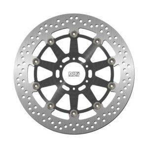 NG TARCZA HAMULCOWA PRZÓD APRILIA DROSODURO 900/TUONO660 '17-21, MOTO GUZZI V7 '17-20 (320X64X4,5MM) (6X8,5MM) PŁYWAJĄCA (ŚRODEK ALUMINIOWY)