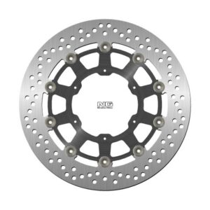 NG TARCZA HAMULCOWA PRZÓD BMW F 650/700/800 GS '93-'19, APRILIA PEGASO 650 '86-'08 (300X105X5MM) (6X6,5) PŁYWAJĄCA (ŚRODEK ALUMINIOWY)