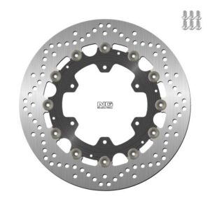 NG TARCZA HAMULCOWA PRZÓD BMW K1100LT/RS '89-00, R1100GS/R '93-94, R1100R/RT/RS '92-01 (305x118x5MM) (6X9,0MM) PŁYWAJĄCA (ŚRODEK ALUMINIOWY)