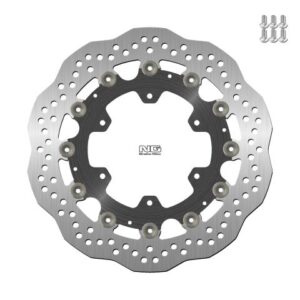 NG TARCZA HAMULCOWA PRZÓD BMW K1100LT/RS '89-00, R1100GS/R '93-94, R1100R/RT/RS '92-01 (305x118x5MM) (6X9,0MM) WAVE PŁYWAJĄCA (ŚRODEK ALUMINIOWY)