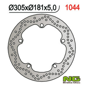 NG TARCZA HAMULCOWA PRZÓD BMW R 850GS '99-'07/1100GS '94-'01/1150/1200GS '04-'18, F750 GS '18-'22, F850 GS '19-'22, R1250GS '19-'22, R1300GS '22 (305X181X4,8) TULEJKI W ZESTAWIE