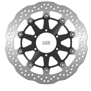 NG TARCZA HAMULCOWA PRZÓD BMW S1000RR/S1000R/S1000XR '19-21 (320X80,2X5MM) (6X8,5MM) WAVE PŁYWAJĄCA (ŚRODEK ALUMINIOWY)