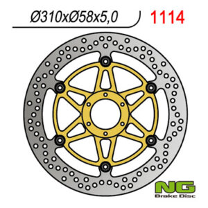 NG TARCZA HAMULCOWA PRZÓD HONDA CBR 1100 XX BLACKBIRD '97-'98 (310X58X5) (6X6,5MM)