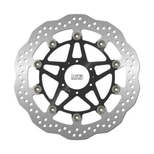 NG TARCZA HAMULCOWA PRZÓD HONDA CBR 1100 XX '99-'04, X-11 '00-'03, CB 1300 '01-'02 (310X62X5MM) (6X6,5MM) ŚRODEK ALUMINIOWY WAVE PŁYWAJĄCA (ŚRODEK ALUMINIOWY)