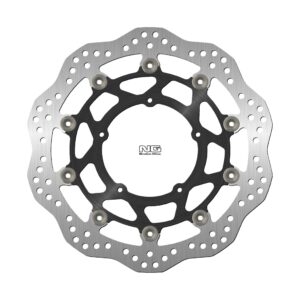 NG TARCZA HAMULCOWA PRZÓD HONDA CRF 1100 L AFRICA TWIN ADVENTURE SPORT / DESERT TRACK / DCT '20-'25 (210X109X4,5MM) (5X6,25MM) WAVE PRAWA STRONA PŁYWAJĄCA (ŚRODEK ALUMINIOWY)