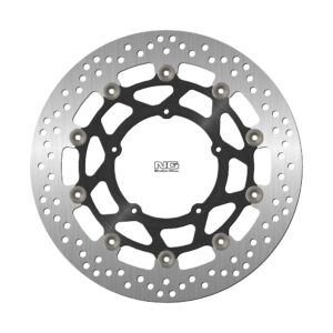 NG TARCZA HAMULCOWA PRZÓD HONDA CRF 1100 L AFRICA TWIN ADVENTURE SPORT / DESERT TRACK / DCT '20-'25 (210X109X4,5MM) (5X6,25MM) PRAWA STRONA PŁYWAJĄCA (ŚRODEK ALUMINIOWY)
