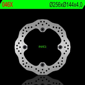 NG TARCZA HAMULCOWA PRZÓD HONDA XL 600V TRANSALP '97-'99, NX 650 DOMINATOR '88-'04, XR 650L '93-21, CB 350 '86-90, CB 450 '85-89, (255X144X4MM) (4X10,5MM) WAVE