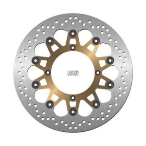 NG TARCZA HAMULCOWA PRZÓD HUSQVARNA NOX570 '01-03, SM510/610 '05-10, SMR630 '05-13 (320X120X5MM) (4X8,5MM) PŁYWAJĄCA (ŚRODEK ALUMINIOWY) - ZASTĘPUJE NG1561