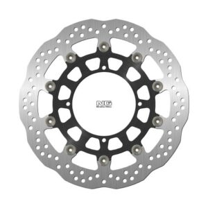 NG TARCZA HAMULCOWA PRZÓD HUSQVARNA NOX570 '01-03, SM510/610 '05-10, SMR630 '05-13 (320X120X5MM) (4X8,5MM) WAVE PŁYWAJĄCA (ŚRODEK ALUMINIOWY)