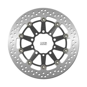 NG TARCZA HAMULCOWA PRZÓD KAWASAKI ER6 F/N, ZX 10R 04-15, ZX6R 05-16, KLE 650 VERSYS 07-15, Z 750 (300X80X5MM) (5X10,MM) PŁYWAJĄCA (ŚRODEK ALUMINIOWY,CZARNY)