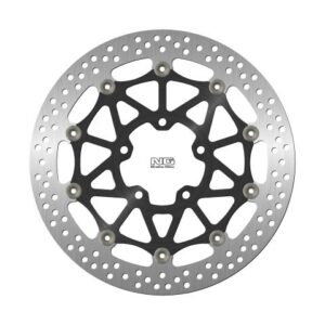 NG TARCZA HAMULCOWA PRZÓD KAWASAKI ZX-100R/RR '17-21 (330X80,5X5MM) (5X10,5MM) PŁYWAJĄCA (ŚRODEK ALUMINIOWY)