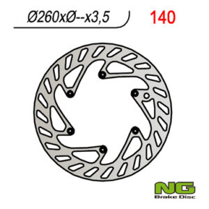 NG TARCZA HAMULCOWA PRZÓD KTM / HUSQVARNA / HUSABERG/ GAS GAS (260x-x3,5 / 3 / 3)