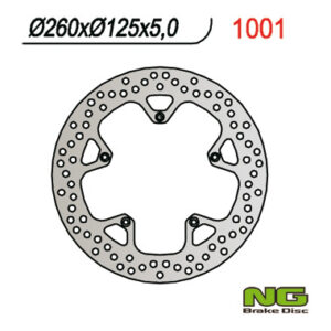 NG TARCZA HAMULCOWA PRZÓD / TYŁ APRILIA SR MAX 125/300 '10-'17, GILERA NEXUS 125 '07-'15/ 500 '04-'15, PIAGGIO 125/250/400/500 (260x125x5)