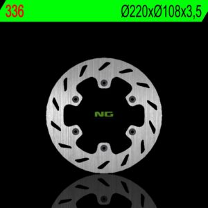 NG TARCZA HAMULCOWA PRZÓD RIEJU DRAC 50 93-99 RR 50, PEUGEOT 50 XP6 02 (220X108X3,5MM) (6X6,5MM)