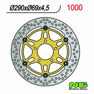 NG TARCZA HAMULCOWA PRZÓD SUZUKI GSF 650 BANDIT / GSX 750F '04-'06, SV 650 '03-'15, VL 1500 INTRUDER M '08-'10, VLR 1800 INTRUDER '08-'11 (290X69X4,5MM) (5X10,25MM)