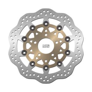NG TARCZA HAMULCOWA PRZÓD SUZUKI GSF600 '95-04, GSXF600/750 '89-03 (290X64X4,5MM) (5X10,5MM) WAVE PŁYWAJĄCA (ZŁOTY ŚRODEK)