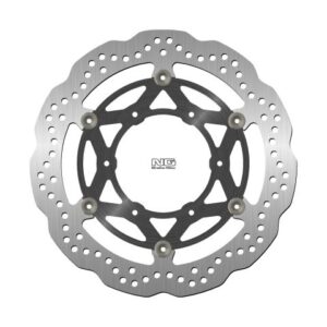 NG TARCZA HAMULCOWA PRZÓD SUZUKI GSX-S 1000 '15-'22 (310X110X5MM) (6X8,5MM) WAVE PŁYWAJĄCA (ŚRODEK ALUMINIOWY) (GSX1000S, GSXS 1000)