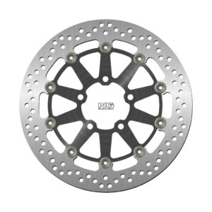 NG TARCZA HAMULCOWA PRZÓD SUZUKI GSXR 600 04-05, GSXR 750 04-05, GSXR 1000 03-04, M 800 INTRUDER 14-15 (NG790V) (300X69X5) (5X10,5MM) (ŚRODEK ALUMINIOWY)