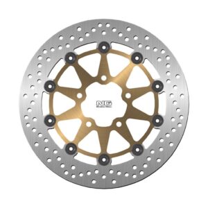 NG TARCZA HAMULCOWA PRZÓD SUZUKI GSXR 600 04-05, GSXR 750 04-05, GSXR 1000 03-04, M 800INTRUDER 14-15 (NG790V) (300X69X5) (5X10,5MM) (ŚRODEK ZŁOTY) PŁYWAJĄCA