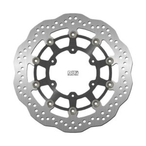 NG TARCZA HAMULCOWA PRZÓD SUZUKI GSXR 600/750 '08-'18, GSXR 1000 '09-'16, GSX 750Z '08-'14 (310X102X5MM) (6X8,5MM) WAVE PŁYWAJĄCA (ŚRODEK ALUMINIOWY)