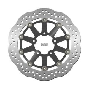 NG TARCZA HAMULCOWA PRZÓD SUZUKI GSXR 600/750/1000 '03-05, VL800 '14-15 (300X69X5MM) (5X10,5MM) WAVE PŁYWAJĄCA (ŚRODEK ALUMINIOWY)