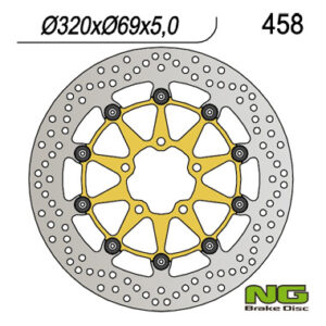 NG TARCZA HAMULCOWA PRZÓD SUZUKI GSXR600/750 '97-'03, GSXR1000 '00-'04, TL1000, GSXR1300 HAYABUSA '99-07 (320x69x5) PŁYWAJĄCA ZŁOTY ŚRODEK