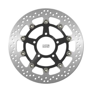 NG TARCZA HAMULCOWA PRZÓD TRIUMPH DAYTONA 600 '03-07, 650 '05-06, TT 600 '00-04, SPEED FOUR 600 '02-06 PŁYWAJĄCA (ŚRODEK ALUMINIOWY) (310X78X5) (5X10,5MM) PŁYWAJĄCA (ŚRODEK ALUMINIOWY) - ZASTEPUJE NG1256