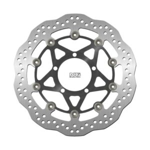 NG TARCZA HAMULCOWA PRZÓD TRIUMPH DAYTONA 675 '06-'13, STREET 675 '07-'13 (310X84,5X5) (5X10,5MM) (ŚRODEK ALUMINIOWY) WAVE - ZASTĘPUJE NG1257X