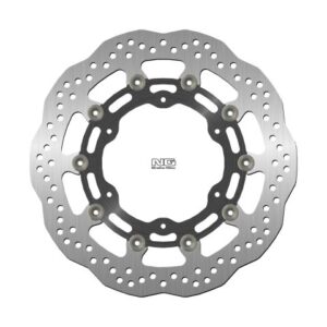 NG TARCZA HAMULCOWA PRZÓD YAMAHA FJR1300 '03-19, MT-01 '05-06, XV1700 '09-17, YZF R7 '99-02 (320X132X5MM) (6X8,5MM) WAVE PŁYWAJĄCA (ŚRODEK ALUMINIOWY)