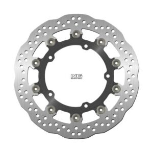 NG TARCZA HAMULCOWA PRZÓD YAMAHA FZS 600 '04-10, MT-03 '05-14, XJR1300 '95-13, R6 '03-09 (298X132X5MM) (5X8,5MM) WAVE PŁYWAJĄCA (ŚRODEK ALUMINIOWY)