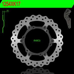 NG TARCZA HAMULCOWA PRZÓD Z ADAPTEREM 270MM HUSABERG TE/FE '14-'18, HUSQVARNA TC/TE/FC/FE 125/510 '14-'17, KTM SX/EXC/SXF/EXCF 125/530 '08-'18 WAVE PŁYWAJĄCA