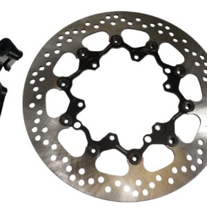 NG TARCZA HAMULCOWA PRZÓD Z ADAPTEREM OVERSIZE (320X127X5) KTM EXC / SIX DAYS 450 / 500 / 530 '09-'25, EXC / SM 150 / 250 / 300 '19-'25, EXC 125 SIX DAYS '10-'17 (NG725K11; NG725KOV11) - powystawowa - ślady montażu