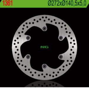 NG TARCZA HAMULCOWA TYŁ APRILIA ETV 1000 CAPONORD '01-'07 (272X140,5X5) (6X8,5MM)