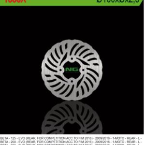 NG TARCZA HAMULCOWA TYŁ BETA EVO 125/200/250/290/300 09-17 (160MM) WAVE