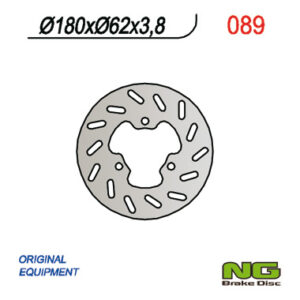 NG TARCZA HAMULCOWA TYŁ DERBI SENDA 50 '95-'03 , SHERCO FACTORY 50 '19-'21, SM-R '14-'22 , (180X62X3,8) (3X10,50MM)