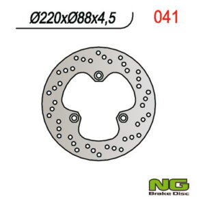 NG TARCZA HAMULCOWA TYŁ HONDA CBR 500/600F '87-90, VFR 400 '86-88, NSR 400 '85-91, '06-07, CBR 400RR '87-90, (220x88x4,5MM) (3X10,5MM)