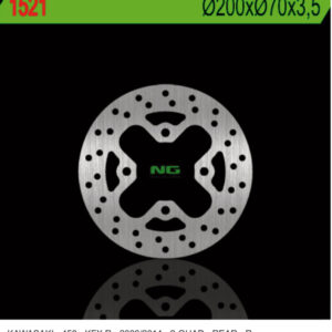 NG TARCZA HAMULCOWA TYŁ KAWASAKI KFX 450R '08-'14 (200X70X3,5) (4X10,5MM)