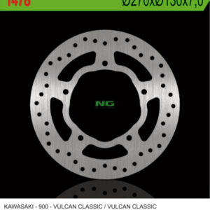 NG TARCZA HAMULCOWA TYŁ KAWASAKI VN 900 CLASSIC '07-'15, VN 900TOURER '14-'17 (270x130x7,0mm)