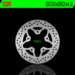 NG TARCZA HAMULCOWA TYŁ KAWASAKI ZXR 750 '91-'95, ZX 7R '96-'99, ZX 9R '94-'97, GTR 1000 '86-'93, ZR 1100 '96-'98 (230X82X4) (5X10,5)