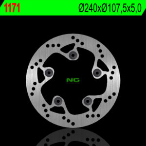 NG TARCZA HAMULCOWA TYŁ KTM DUKE 690/790/890 '08-'22 (240X107,5X5) (5X8,5MM)