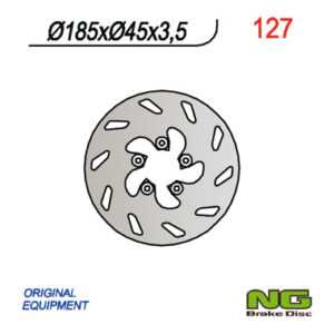 NG TARCZA HAMULCOWA TYŁ KTM EXC 50 '99-'00 (185X45X3,5)