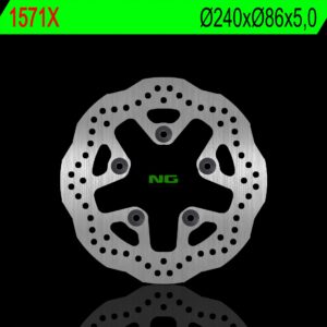 NG TARCZA HAMULCOWA TYŁ KTM SUPER DUKE 1290 GT '16-'24, SUPER DUKE 1290 R / EVO / RR '14-'23, BRABUS 1300 R '22-'23, SUPER DUKE 1390 R / EVO '24-'26 (240X86X5,0MM) (5X8,5MM) WAVE
