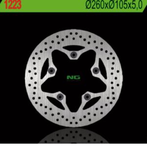 NG TARCZA HAMULCOWA TYŁ SUZUKI GSX 1400 '02-'07 (260X105X5) (5x10,25mm)