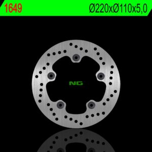 NG TARCZA HAMULCOWA TYŁ SUZUKI GSXR 1000 17-18 (220X110X5,0MM) (5X10,5MM)