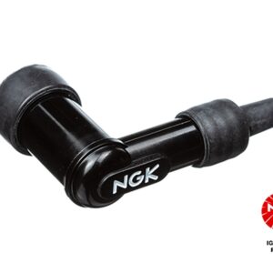 NGK FAJKA NA ŚWIECE (NR 8358) KĄTOWA (90) KOLOR CZARNY
