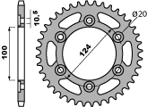PBR PROMOCJA ZĘBATKA TYLNA 1027 46 C45 DUCATI MONSTER 600/620 00-06 (JTR735.46) (ŁAŃC. 520) (MADE IN ITALY)