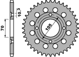 PBR PROMOCJA ZĘBATKA TYLNA 278 38 C45 HONDA CB 250/360/400 73-79 (ŁAŃC. 530) (JTR278.38) (MADE IN ITALY)