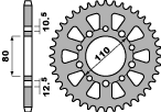 PBR PROMOCJA ZĘBATKA TYLNA 334 43 C45 HONDA CBR 600F (87-90), CBR 1000F (87-88) (JTR1334.43) (ŁAŃC. 530) (MADE IN ITALY)
